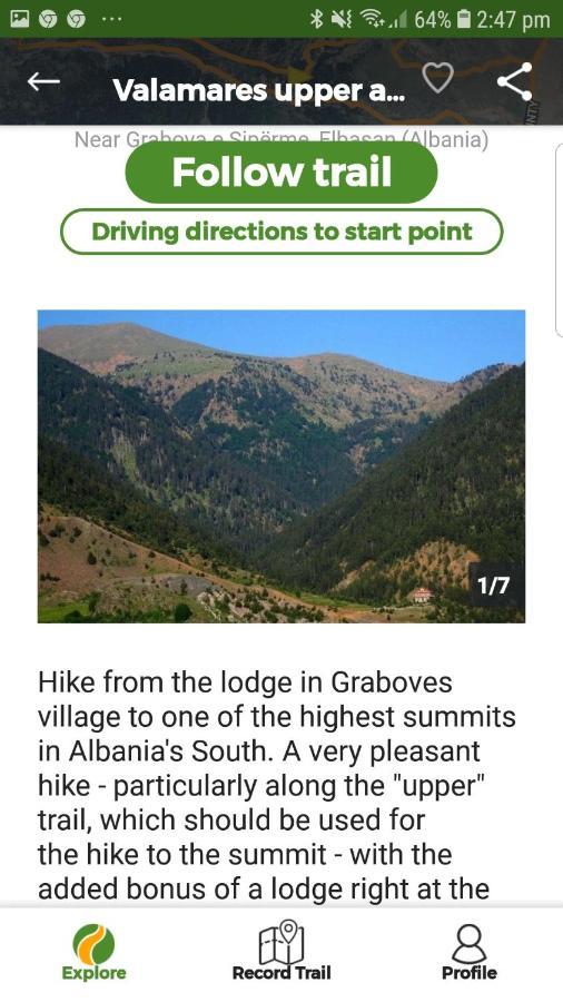 Hotel Grabova Grabove e Siperme المظهر الخارجي الصورة